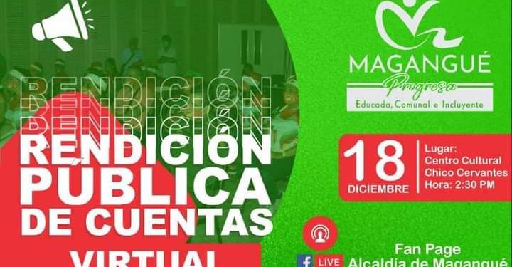 Alcaldía de Magangué rendirá cuentas este viernes 18 de diciembre