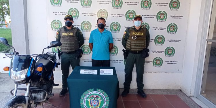 Policía Nacional Había sido hurtada en Magangué Bolívar