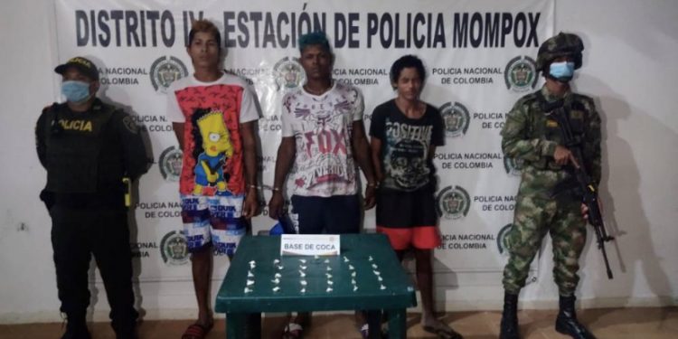 Redada contra el microtráfico en Mompox deja siete capturados