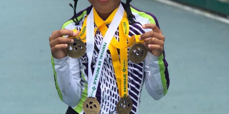 Niña magangueleña Valeria Castro a torneo de Patinaje en Alemania: ¡de Magangué, para el Mundo!