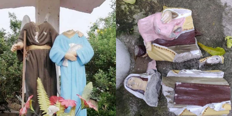 Destruyen imágenes religiosas en Buenavista, Sucre