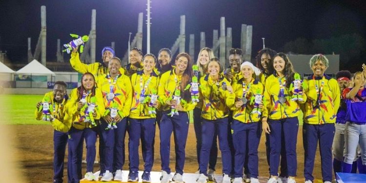 Sóftbol femenino de Colombia se quedó con la medalla de Plata en los XIX Juegos Bolivarianos