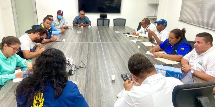 Desarrollada mesa de trabajo entre UNGRD, gobernación de Bolívar y Alcaldía de Magangué, para atender la emergencia de Girardot