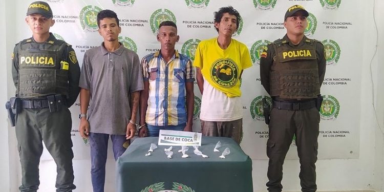 Capturados con drogas en el barrio Sur de Magangué
