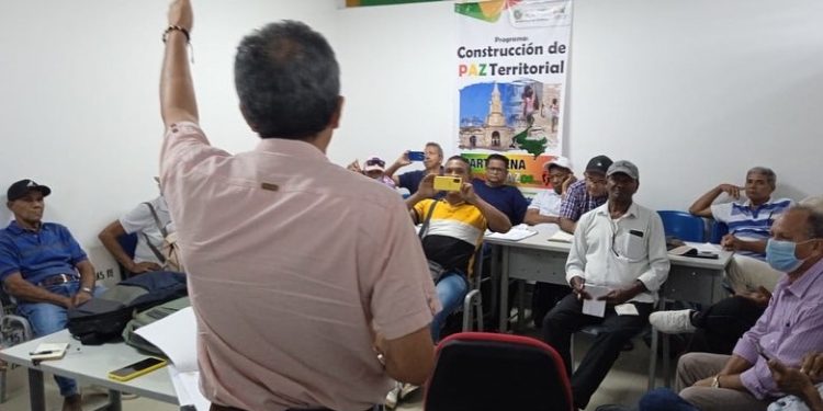 Afinia se reunió con el comité de las manifestaciones en Cartagena y la Personería Distrital