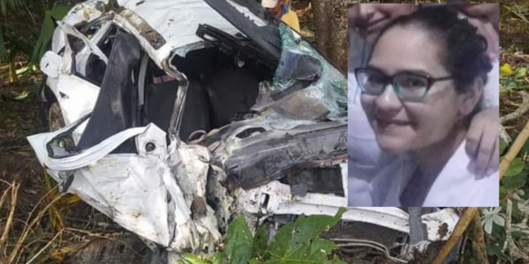Mujer muere en aparatoso siniestro vial en Guaranda Sucre