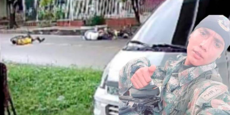 EN MAGANGUE      Muere soldado al ser arrollado por una motocicleta