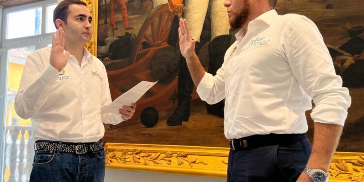 Raúl Vargas se posesionó como nuevo secretario del Interior de Bolívar