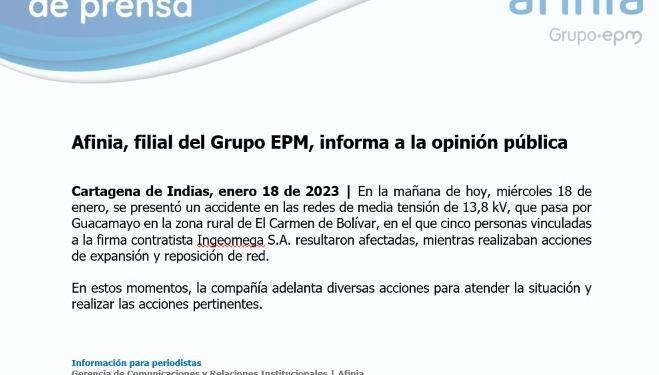 Afinia logró cumplir y sobrepasar las metas de los indicadores de calidad del servicio en 2022