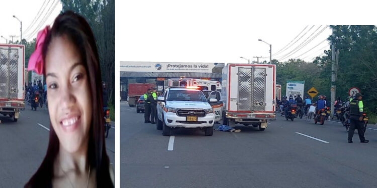 Murió arrollada por un furgón cerca del peaje de Turbaco