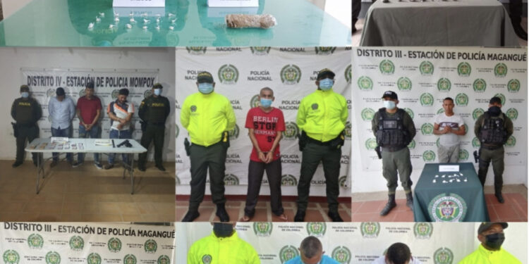 Mediante operativos capturan varias personas en Bolívar