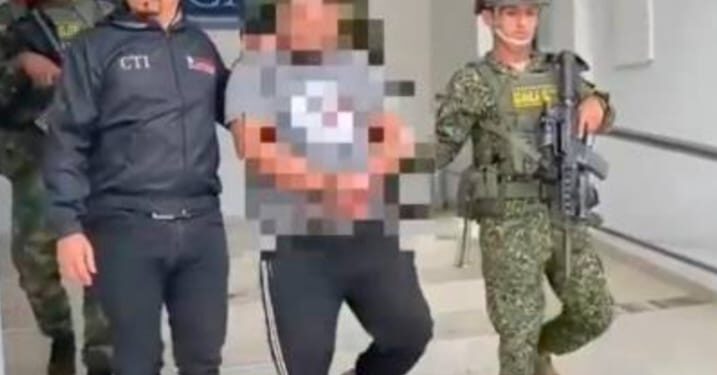 Capturan a alias ‘Catalán’, habría ordenado el asesinato de policías en Bolívar, en 2022