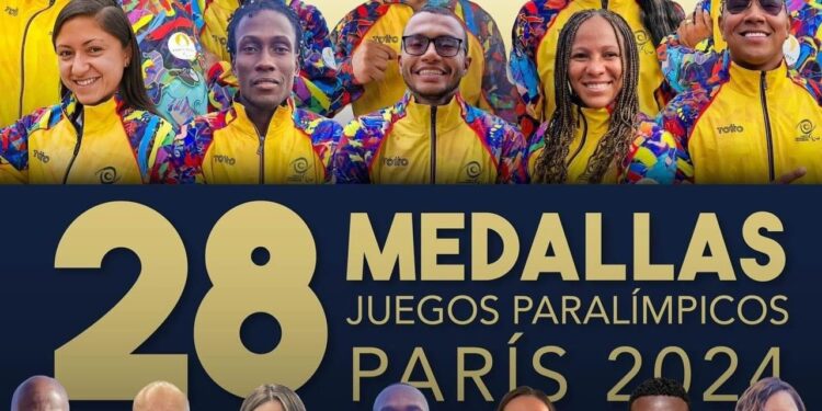 Colombia Brilla en los Paralímpicos de París 2024 con 28 Medallas y 44 Diplomas