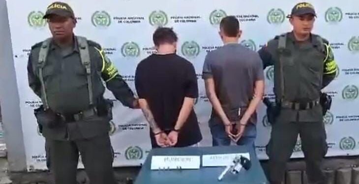 Capturan a dos sujetos en persecución sobre la vía Mahates – San Cristóbal